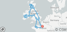  De Britse Eilanden en Bretagne (50 bestemmingen) - 50 bestemmingen 
