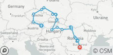  Journey through Central Europe &amp; Romania (26 destinations) - 26 destinations 