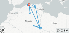  Customized 13-Day Algeria Private Tour with Sahara, Daily Starts - 15 destinations 