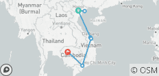  Authentic Indochina Journey including Halong Bay Cruise - 7 destinations 