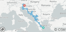  Antike Wunder &amp; Schätze des Balkans in 21 Tage; halbprivate Tour mit eigenem Reiseleiter und Fahrzeug - 28 Destinationen 