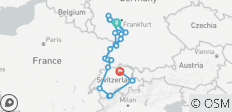  Le Rhin majestueux : châteaux, vignobles, stations thermales et Glacier Express 2028 – 11 jours - 22 destinations 