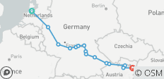  Europese pareltjes (2028, Amsterdam naar Wenen) - 15 bestemmingen 