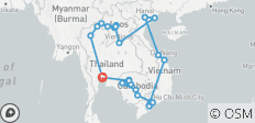  Ruta por el Sudeste Asiático (33 destinos) - 33 destinos 