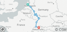  Classic Rhine Europe River Cruise with Amsterdam Stay - 12 destinations 