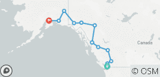  Wild Canada &amp; Alaska: Vancouver to Anchorage - 14 destinations 