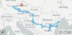  Entdeckungsreise durch Osteuropa (, von Bukarest nach Prag) - 36 Destinationen 