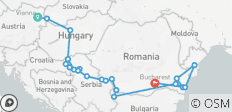  El Danubio, este y oeste (2028, de Viena a Bucarest) - 23 destinos 