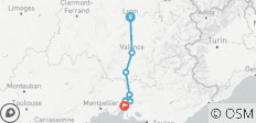  Winterurlaub an der Rhône (, von Lyon nach Arles) - 7 Destinationen 