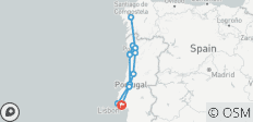  Kulturjuwelen zwischen Lissabon &amp; Santiago de Compostela - 13 Destinationen 