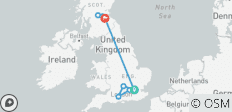  Britse iconen: met de trein van Londen naar Edinburgh - 10 bestemmingen 