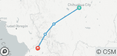  Tren del Cañón del Cobre y Sierra Tarahumara: 5 días/4 noches - 4 destinos 