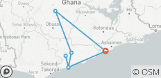  Circuit spécial de 8 jours au Ghana - Privé - 7 destinations 