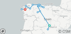  Découvrez le nord de l\'Espagne en suivant le Chemin de Saint-Jacques-de-Compostelle - 18 destinations 