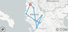  Vélo électrique en Albanie - 9 destinations 
