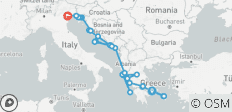  Discover Greece, Corinth Canal &amp; the Adriatic 2027 - 18 Days (42 destinations) - 42 destinations 