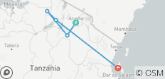  8-Day Tanzania Safari and Zanzibar Beach Holiday - 5 destinations 