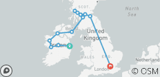  A Taste of Ireland and Scotland with London - 15 destinations 