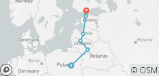  Varsovia, los países bálticos y Helsinki - 6 destinos 