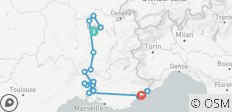  De hoogtepunten van Lyon, de Provence en de Franse Rivièra 2028 – 11 dagen (van Lyon naar Antibes) - 21 bestemmingen 