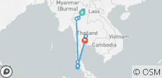  From North to South Thailand - 16 destinations 