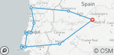 Viaje de 6 días a Lisboa y Oporto, con visita a Fátima, desde Madrid - Clase A - 14 destinos 