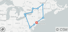  Ostkuste USA &amp; Kanada entdecken - 17 Destinationen 