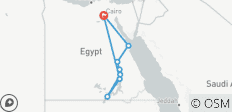  Le circuit 5 étoiles en Égypte : circuit tout compris de 10 jours avec les pyramides, le GEM, une croisière sur le Nil et Hurghada (Abou Simbel, village nubien, vol en montgolfière). Vol intérieur inclus. - 11 destinations 