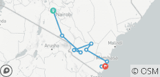  Kenia en tren: trenes, safaris y playas (incluido Voi) - 10 destinos 