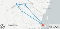  2-Day Fly-In Tarangire and Ngorongoro Safari from Zanzibar - 5 destinations 