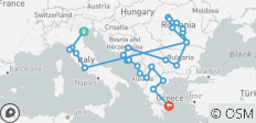  Entdeckungsreise durch Italien, den Balkan und Siebenbürgen - 41 Destinationen 