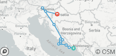  Combo 2027: Croacia y Eslovenia por tierra y mar: de Dubrovnik a Zagreb - 12 destinos 