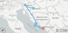  Combo 2027: Croacia y Eslovenia por tierra y mar: de Zagreb a Dubrovnik - 12 destinos 