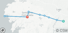  Wanderung auf dem Jakobsweg (von Sarria nach Santiago de Compostela) - 9 Destinationen 