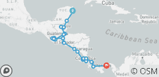 Le meilleur de l'Amérique centrale (50 destinations)