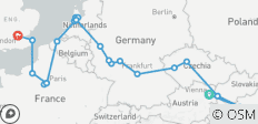  Grandes aventures européennes : de Vienne à Londres - 14 jours - 22 destinations 