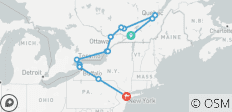  Les incontournables du Canada et une escapade à New York - 10 jours - 13 destinations 