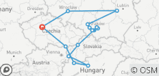  Eine zauberhafte Reise durch Mitteleuropa – 9 Tage - 17 Destinationen 