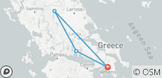  Delphi and Meteora Journey - 3 days - 4 destinations 