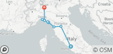Rome to Milan Italian Highlights Journey - 7 days