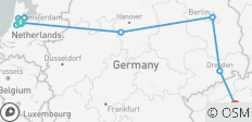  Windmills to Wonders Amsterdam, Berlin, Prague - 7 days - 9 destinations 