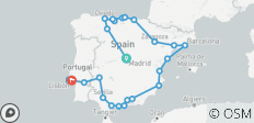  Cultural Journey Through Spain and Portugal - 14 days - 27 destinations 