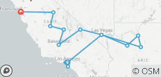  California Dreaming From Glitz to Giants - 10 days - 17 destinations 