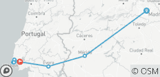  Madrid to Lisbon A Vibrant Adventure - 5 days - 8 destinations 