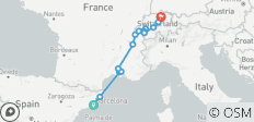 Mediterranean to Alpine Adventure - 6 days