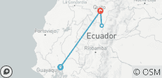  Ecuador: Guayaquil und Quito – Kultur, Anden und der Mittelpunkt der Welt – 6 Tage/5 Nächte - 4 Destinationen 