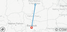  3-daagse rondreis langs de hoogtepunten van Bangkok: het Grand Palace, Wat Pho en het oude Ayutthaya - 3 bestemmingen 