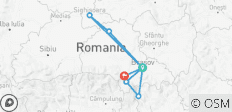  Privétour van 4 dagen door Transsylvanië, inclusief ophalen en terugbrengen vanaf de internationale luchthaven Brașov-Ghimbav - 8 bestemmingen 