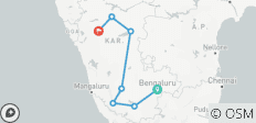  Ruta por Karnataka: Patrimonio de la UNESCO y naturaleza - 10 días - 7 destinos 