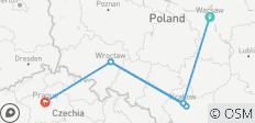  Poland and Prague in 9 days - 7 destinations 